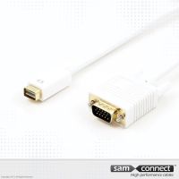 Mini DVI naar VGA kabel, 3m, m/m