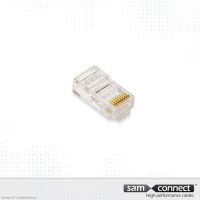 UTP Cat 5e RJ-45 8P8C plug, set 10st.