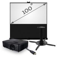 Professional Package Deal Floor-up screen 100"